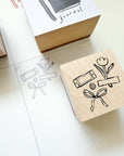 Grumpy Nook | Journal Trinkets Rubber Stamp