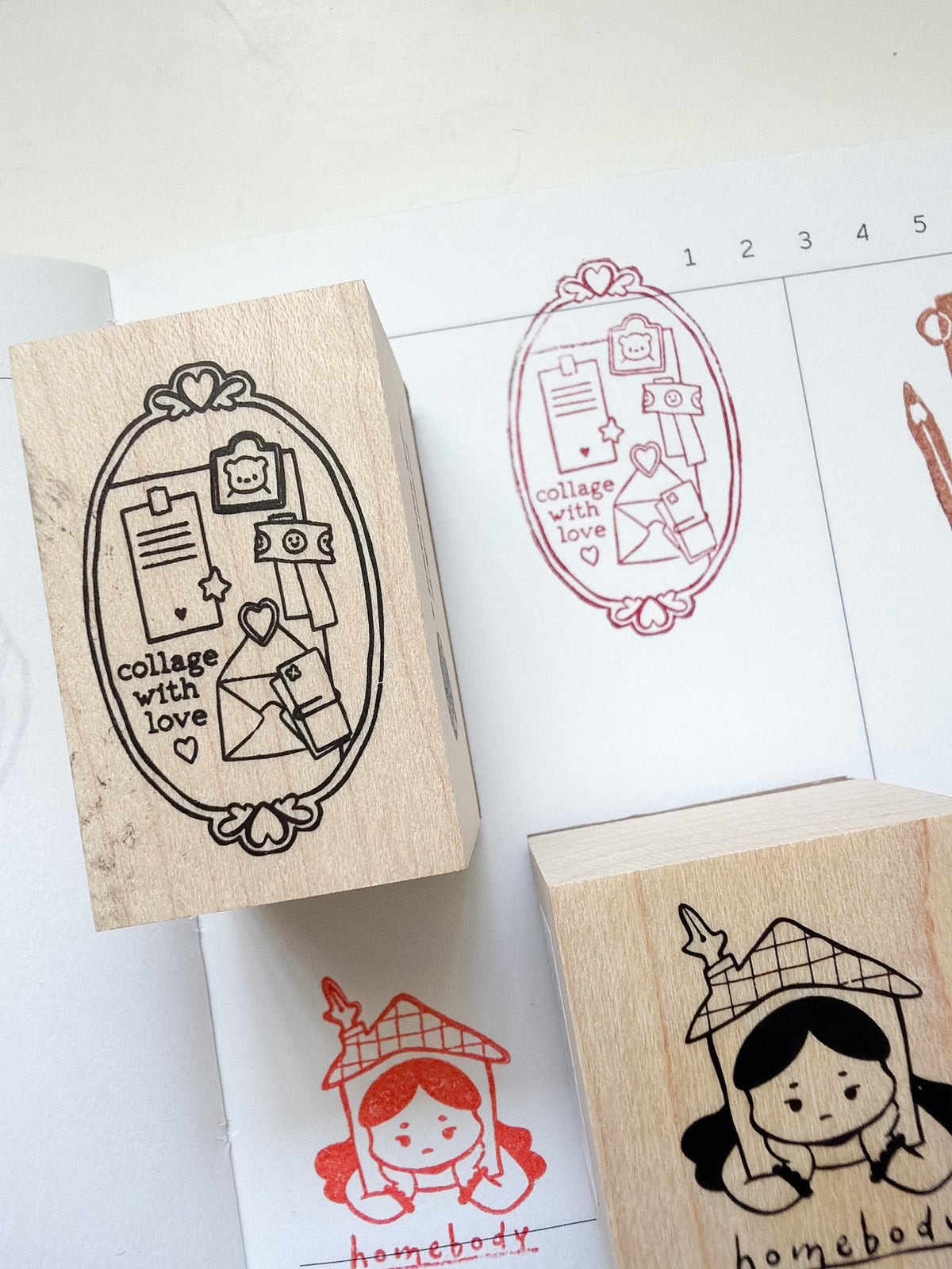 Grumpy Nook | Homebody Rubber Stamp