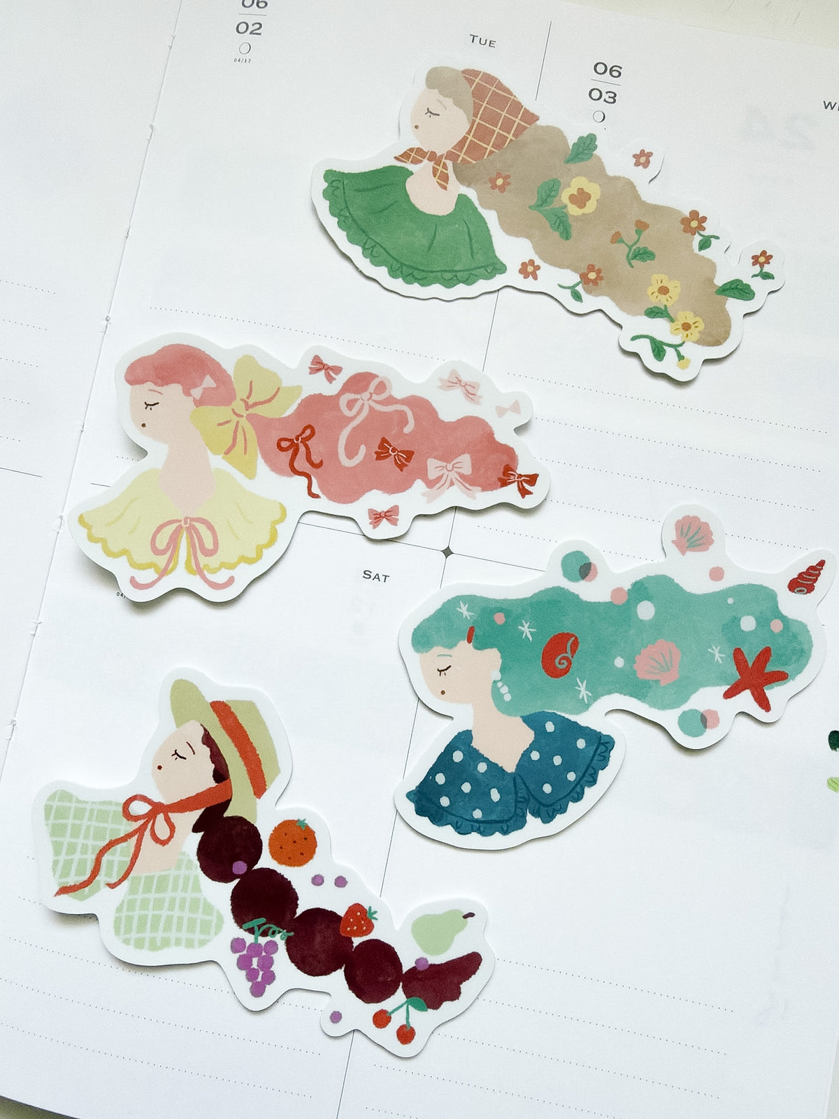Stamp Marche | Ribbon Sticker Die Cut