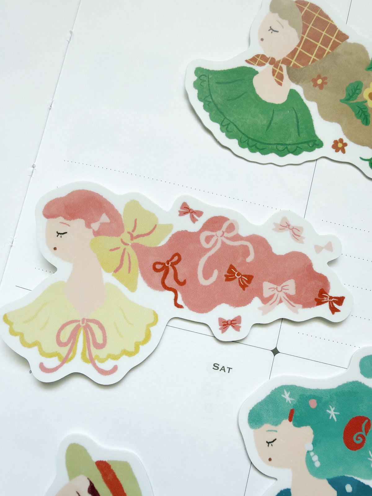 Stamp Marche | Ribbon Sticker Die Cut