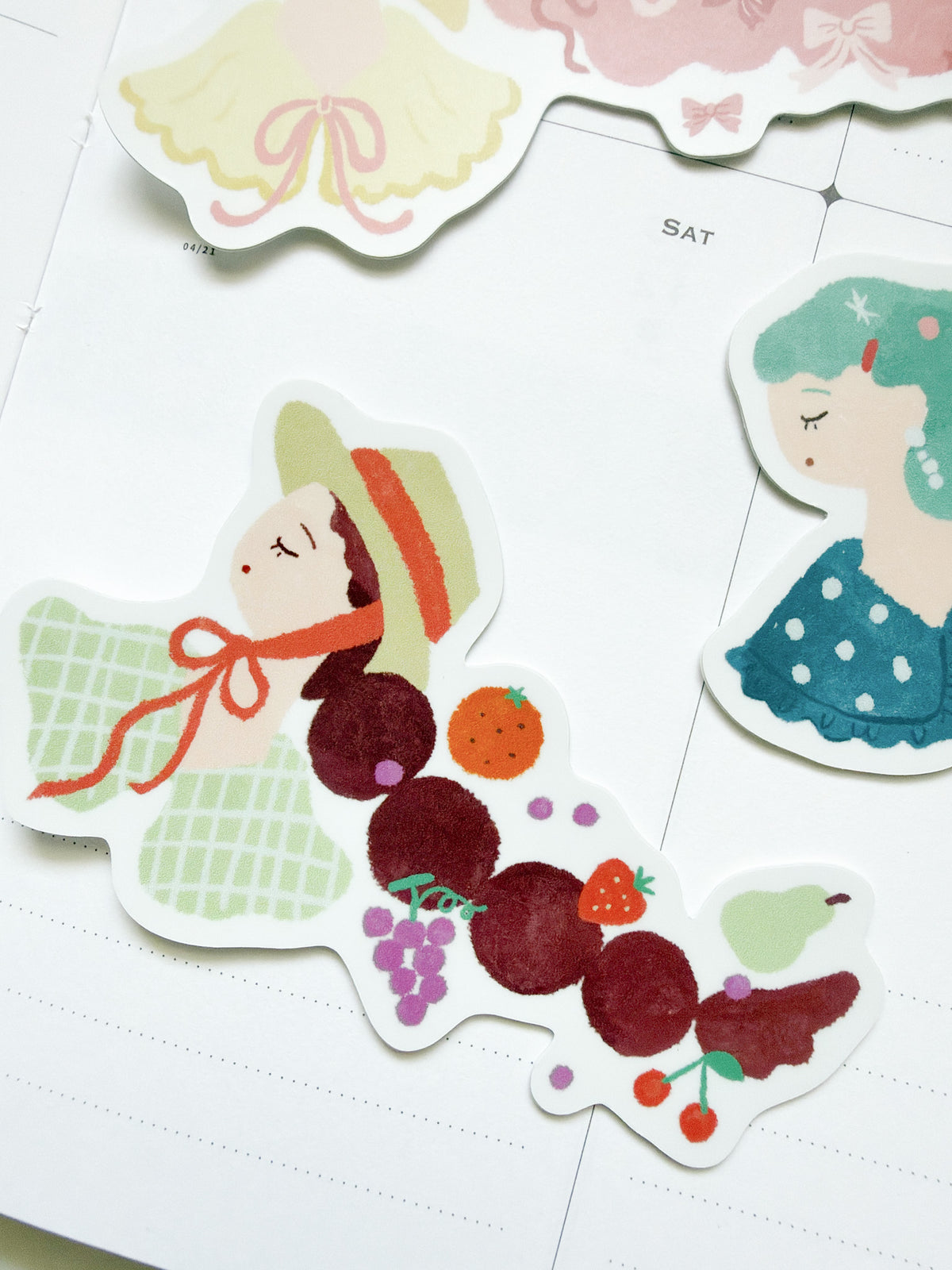 Stamp Marche | Fruits Sticker Die Cut