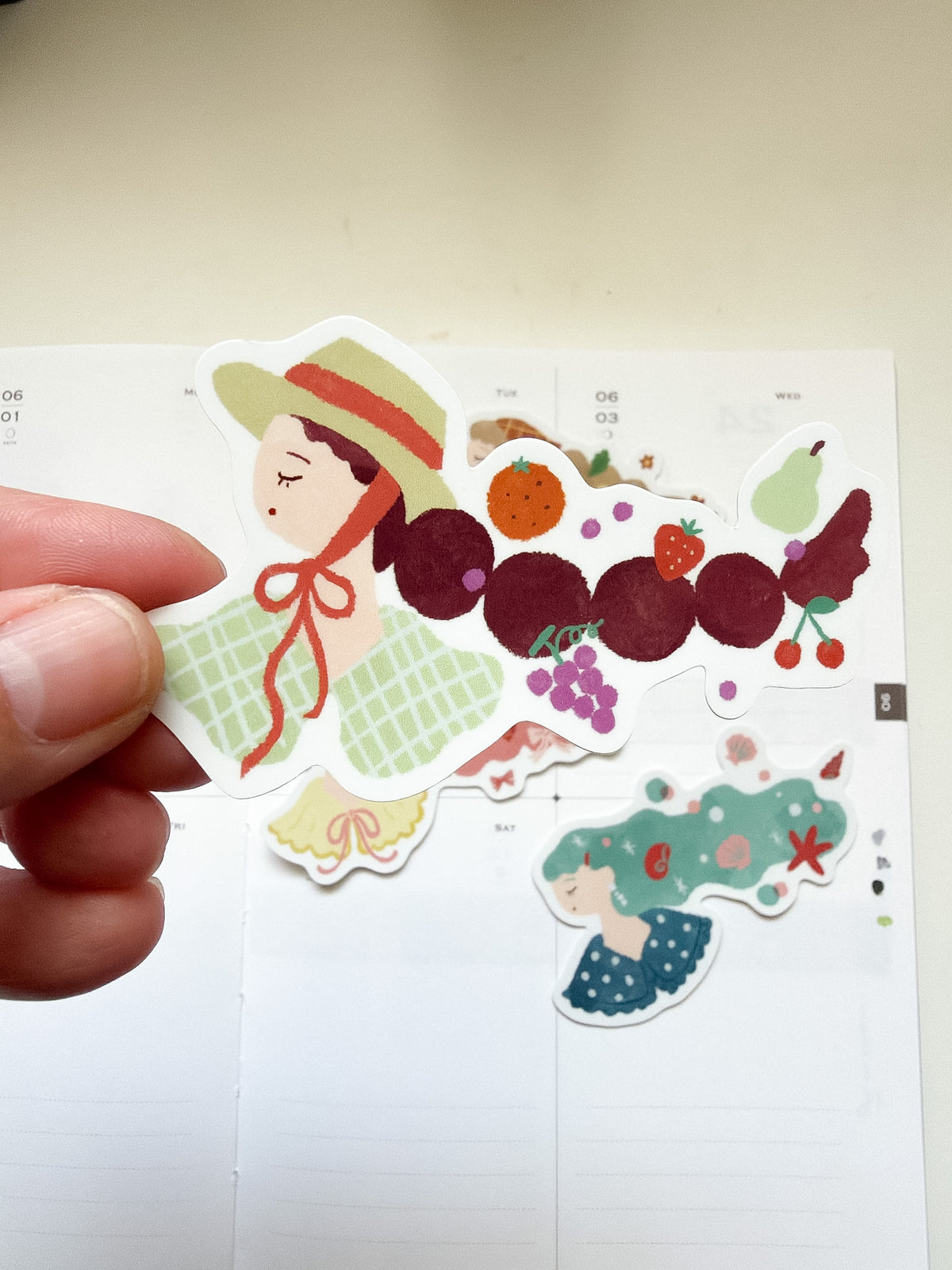 Stamp Marche | Fruits Sticker Die Cut