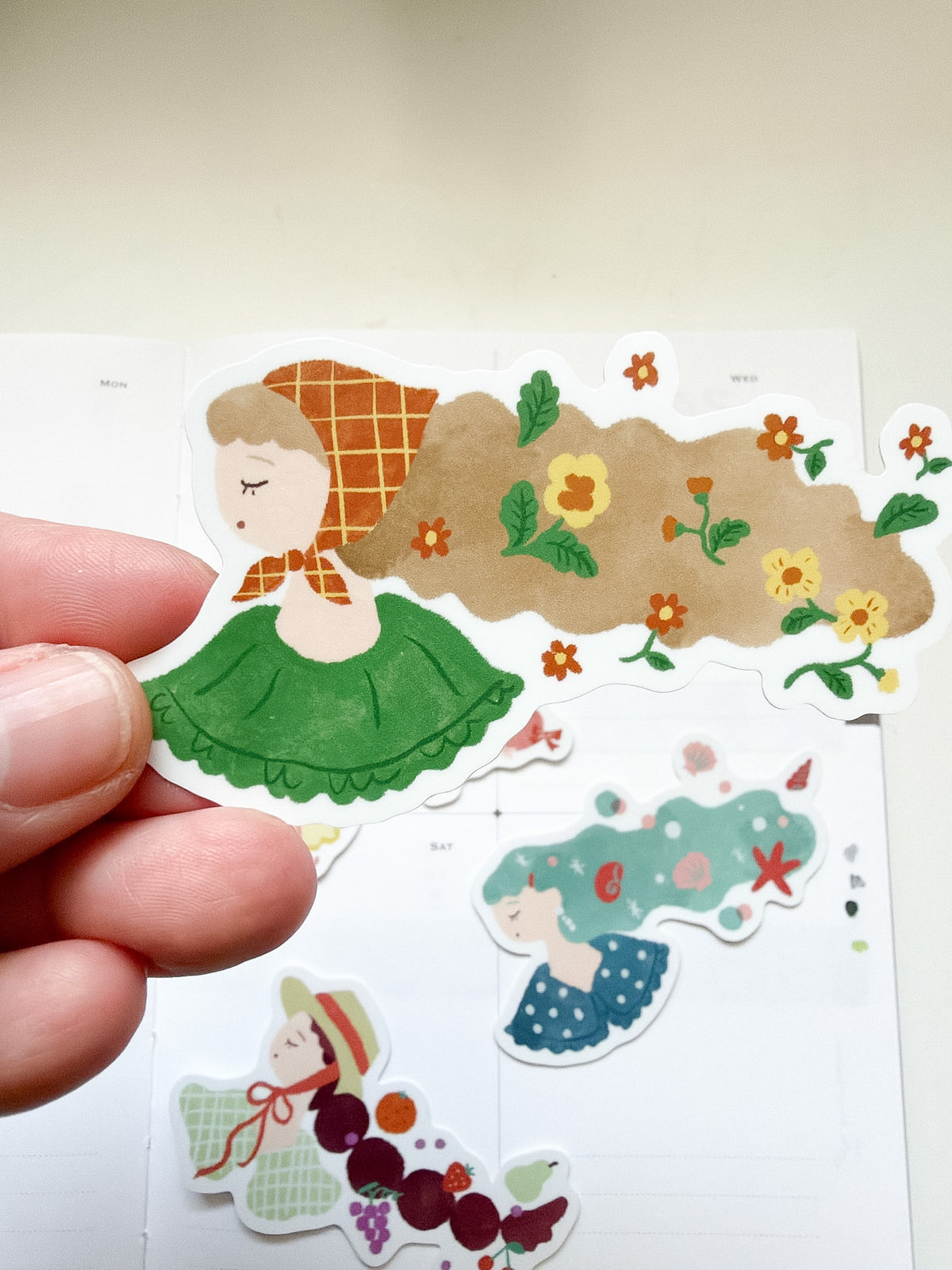 Stamp Marche | Flower Sticker Die Cut
