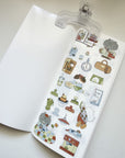 Kuboandlucy Stationery Co x Idiot Sandwich | Journaling Hobonichi Weeks Sticker Release Book