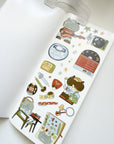 Kuboandlucy Stationery Co x Idiot Sandwich | Music Makes You Happy | Hobonichi Weeks Size | Sticker Release Book