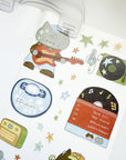 Kuboandlucy Stationery Co x Idiot Sandwich | Music Makes You Happy | Hobonichi Weeks Size | Sticker Release Book