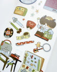 Kuboandlucy Stationery Co x Idiot Sandwich | Music Makes You Happy | Hobonichi Weeks Size | Sticker Release Book