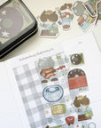 Kuboandlucy x Idiot Sandwich | Music Makes You Happy Washi Sticker Sheet
