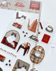 Furukawashiko | Kalita White Coffee Sticker Sheet | QS305