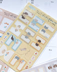 Furukawashiko | FuFuFu Notebook Series | Room with a Cat Tabs | QS318