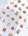Kuboandlucy Stationery Co | Louie the Chick Clear Sticker Sheet