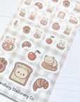 Kuboandlucy Stationery Co | Kuma and Her Bakery Sticker Sheet