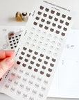 Kuboandlucy Stationery Co | Cat Faces Sticker Sheet