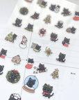 Kuboandlucy Stationery Co | Luna Christmas Sticker Sheet