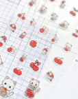 Kuboandlucy Stationery Co | Cherries Clear Sticker Sheet