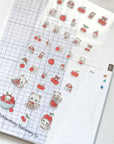 Kuboandlucy Stationery Co | Cherries Clear Sticker Sheet