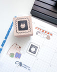 Kuboandlucy x Dana ate Oatmeal | Kubo and Lucy Wooden Rubber Stamp