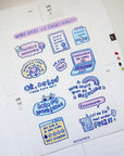 Artsy Jadey | Work Sucks Sticker Sheet V.2