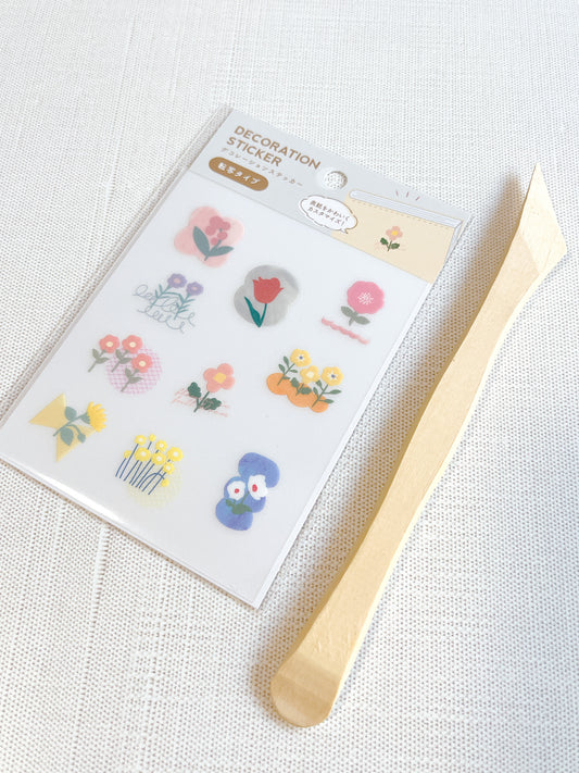 MARK's | Flowers Transfer (Print On) Stickers | DA-ST24-B