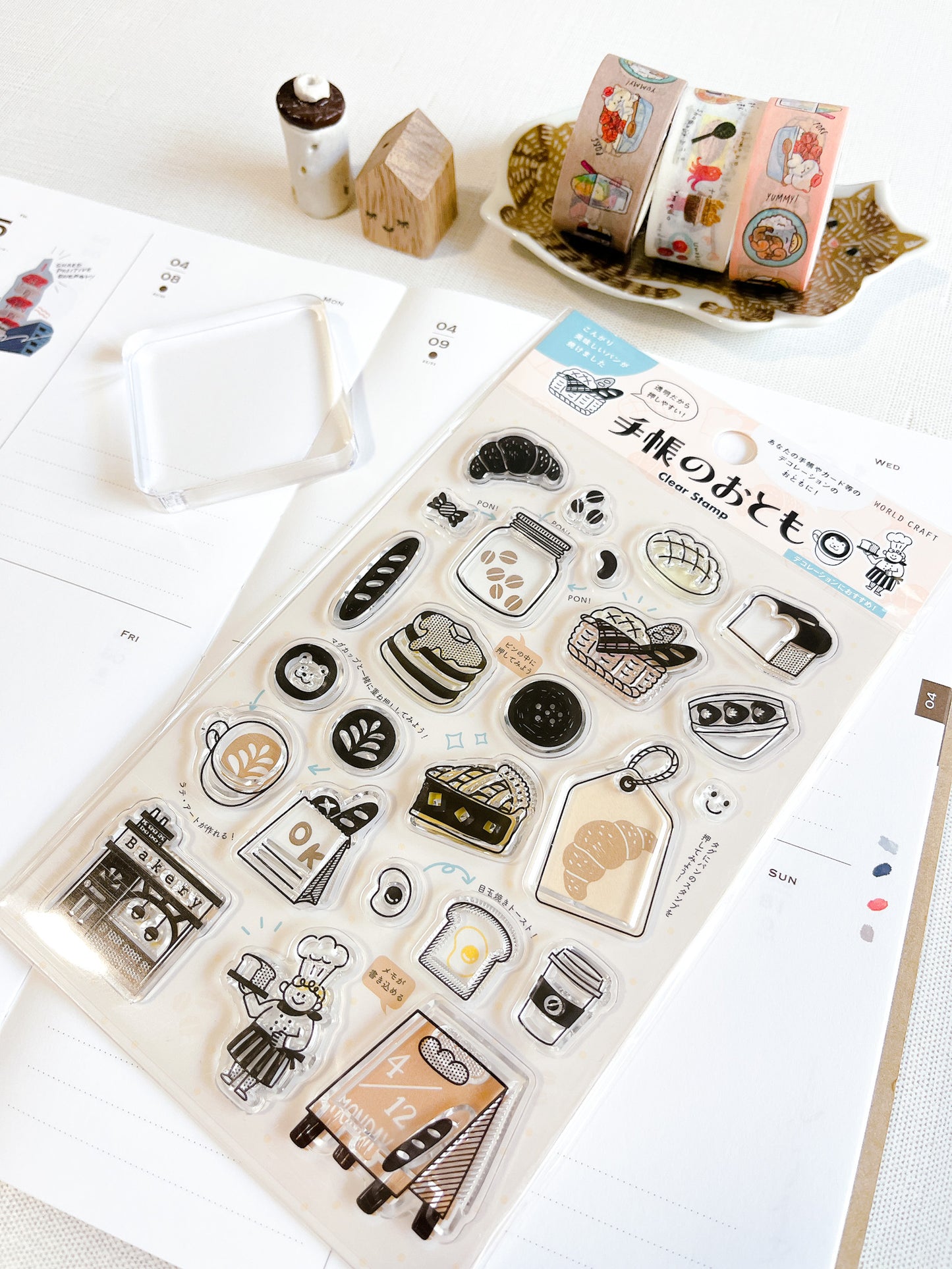 World Craft | Coffee & Bakery Clear Stamp | CS-007