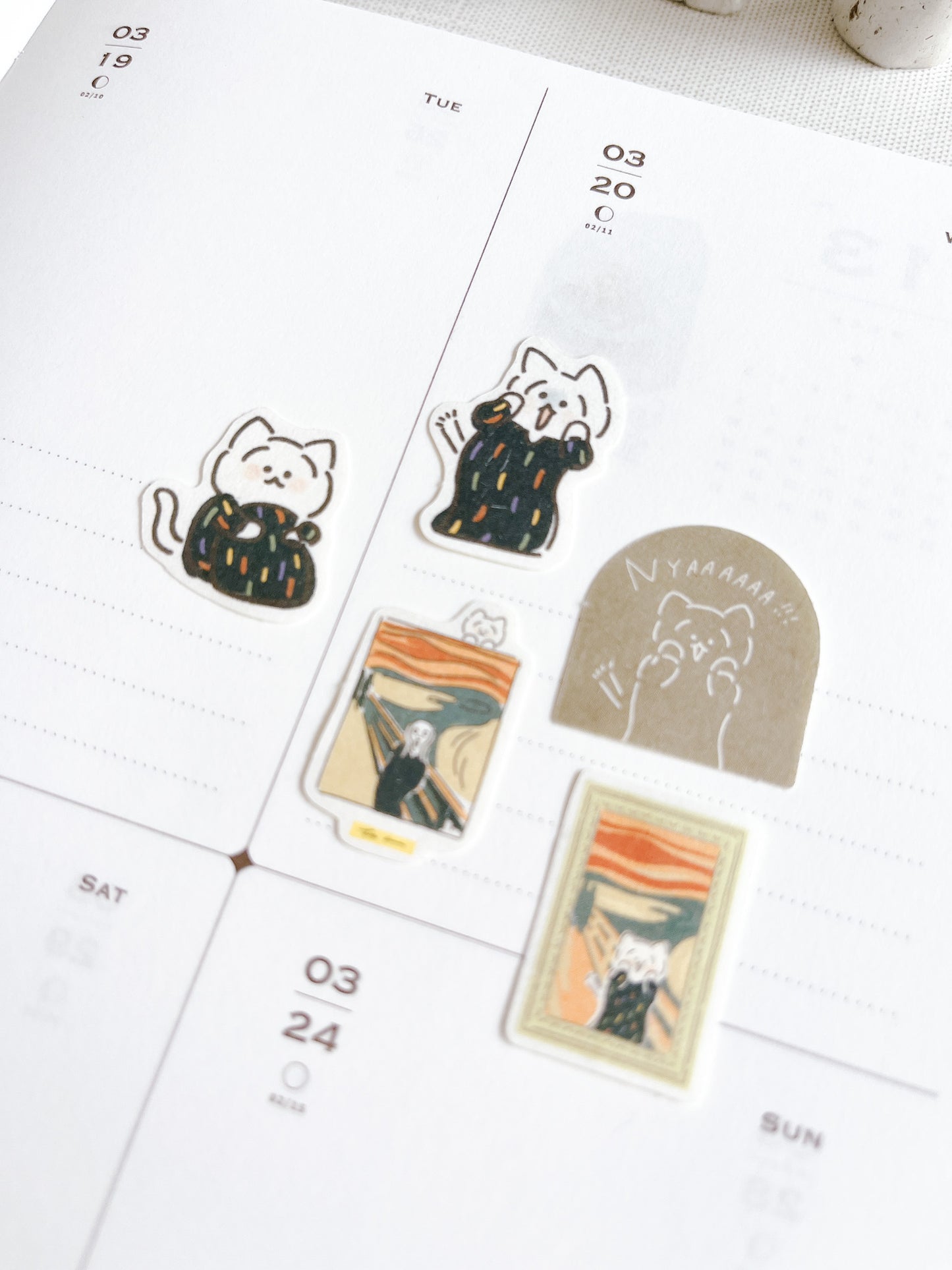 FURUKAWASHIKO | Museum Animals | The Scream Sticker Pieces | QSA215