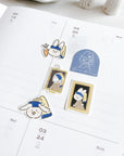 FURUKAWASHIKO | Museum Animals | The Girl with Pearl Earrings Sticker Pieces | QSA213