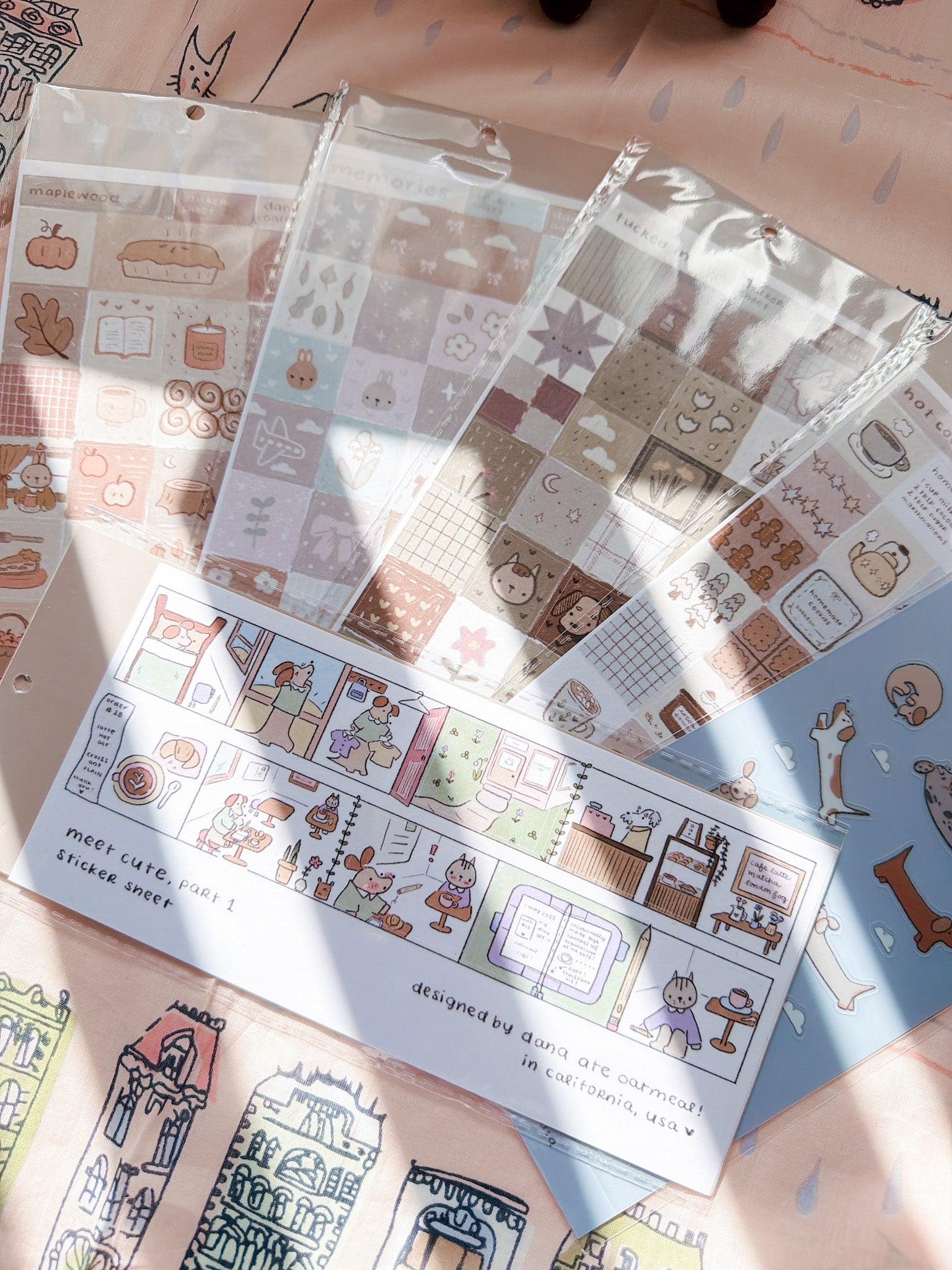 Dana ate Oatmeal | Memories Washi Sticker Sheet – KuboandLucy Stationery Co