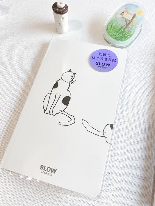 Izumi Shiokawa | A6 Slim Slow Journal Notebook | Cat | SHD-2