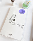 Izumi Shiokawa | A6 Slim Slow Journal Notebook | Cat | SHD-2