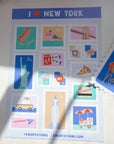Kwohtation | I Love New York Sticker Sheet