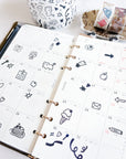 BGM | Petit Daily's Kiss Cut Planner Stickers | BM-RE001