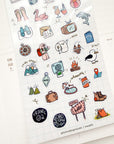 BoBo Design Studio | Travel 0.2 Clear Sticker Sheet