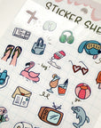 BoBo Design Studio | Travel 0.2 Clear Sticker Sheet