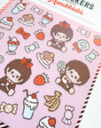 Pipstick | Monchichi and Sweets Sticker Sheet