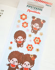 Pipstick | Monchichi Frolicking Sticker Sheet