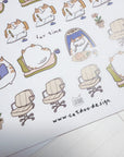 Catdoo | Favorite Time Washi Sticker Sheet