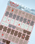 Ryu Ryu | Teddy Bear Sticker Sheet | RCSB-23