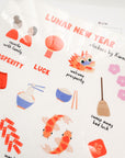 Kwohtation | Lunar New Year Clear Stickers