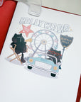 Kuboandlucy Stationery Co x Moonaries Illo  | Standard TN Sticker Release Book | Hollywood