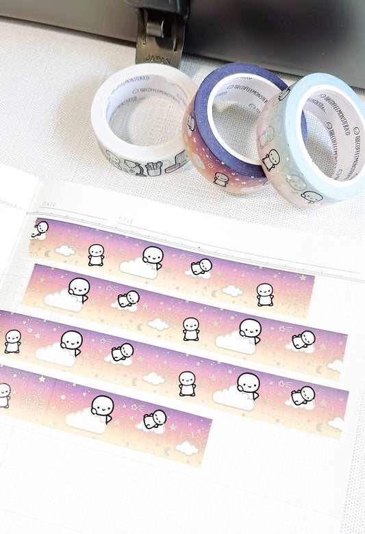 The Coffee Monsterz Co | Stunning Sunset Foiled Washi Tape | AVAILABLE AUGUST 3