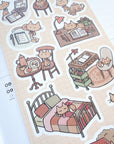 STICK II | Cat Collage Cozy Me Time Sticker Sheet
