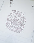 Kuboandlucy x Catdoo Designs | Chicago Munchies Cafe Rubber Stamp