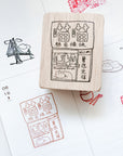 Kuboandlucy x Catdoo Designs | San Francisco Roast Duck Rubber Stamp
