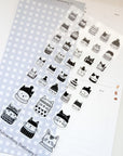 Kuboandlucy Stationery Co | Winter Cats Sticker Sheet