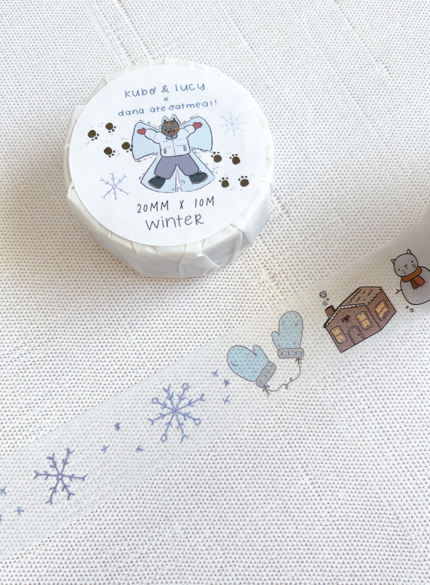 Kuboandlucy x Dana Ate Oatmeal Four Seasons Japanese Washi Tape