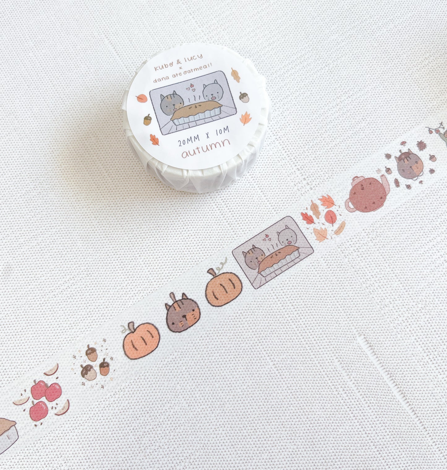 Kuboandlucy x Dana Ate Oatmeal Four Seasons Japanese Washi Tape