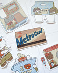 Kuboandlucy Stationery Co x Idiot Sandwich | Metro Card Vinyl Sticker