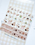 Kuboandlucy Stationery Co | Churro Dog Clear Sticker Sheet