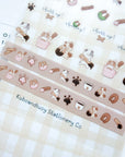 Kuboandlucy Stationery Co | Churro Dog Clear Sticker Sheet