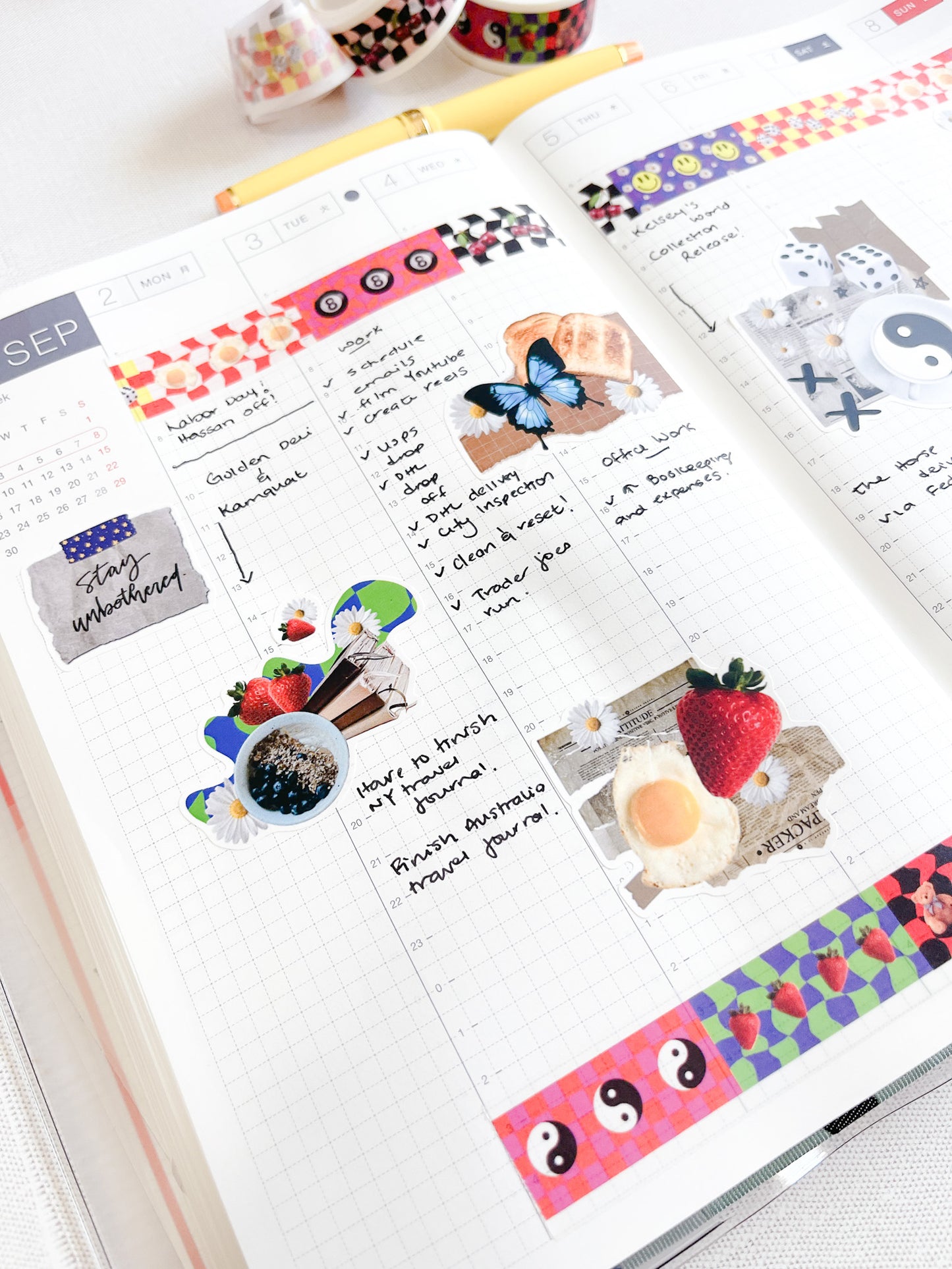 Kelsey's World | Planner Page V.2 Washi Tape